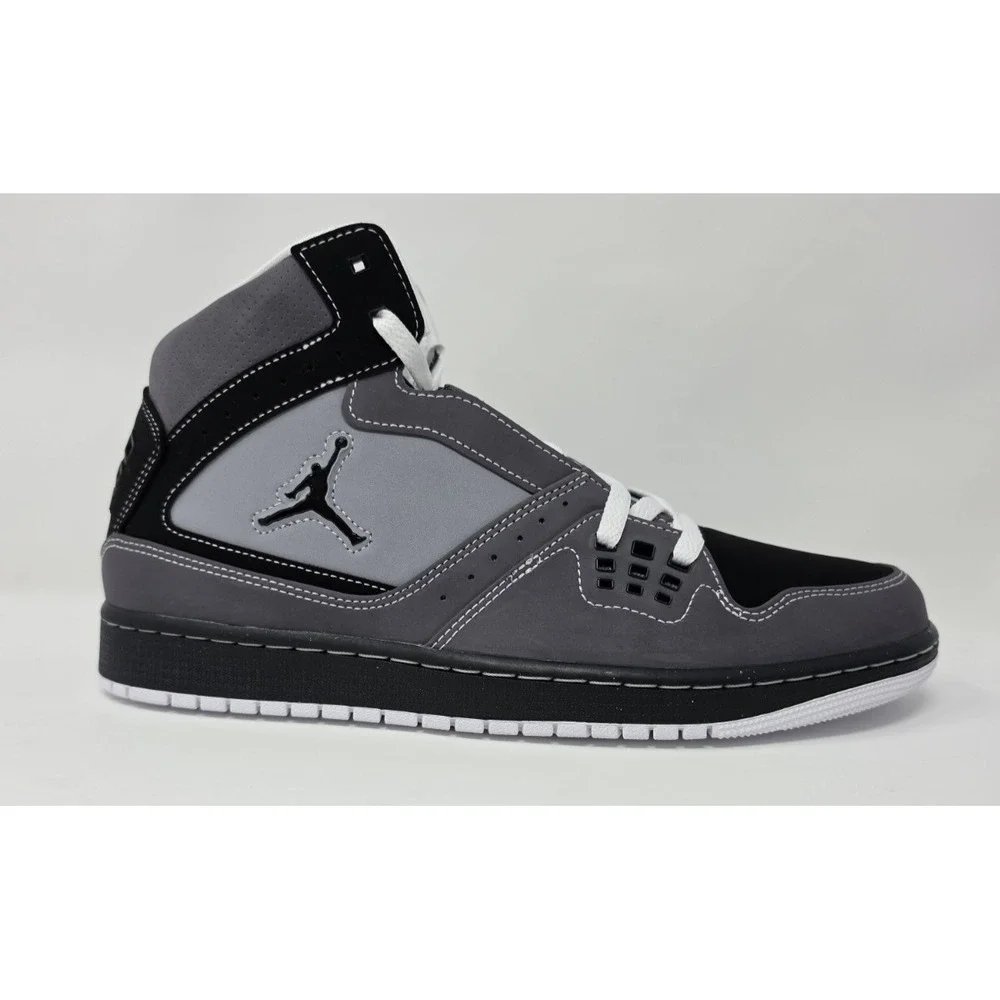 Jordan 1 Flight Lt Graphite/Black-Stealth Graphite Men's 12 Shoe--372704 002-NWB
